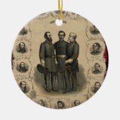 Heroes van de burgeroorlog keramisch ornament (Voorkant)
