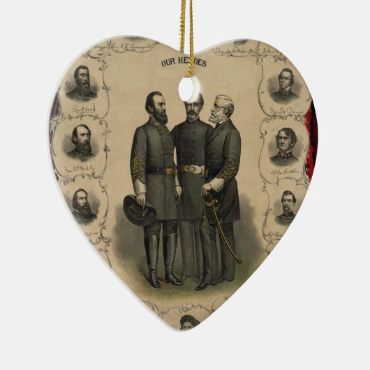 Heroes van de burgeroorlog keramisch ornament (Rechts)