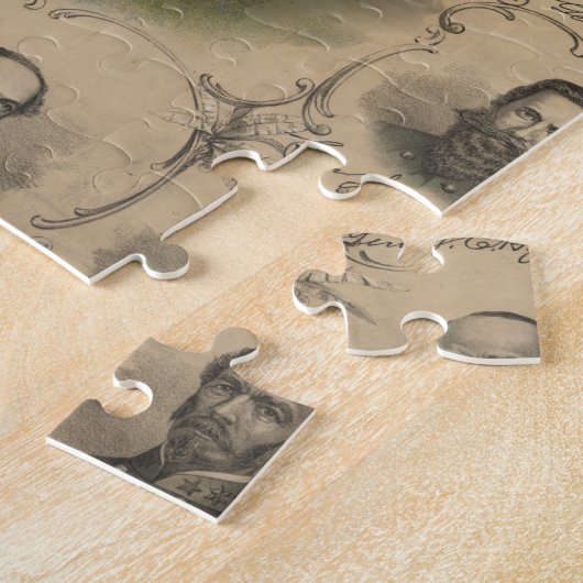 Heroes van de burgeroorlog legpuzzel (Zijkant)