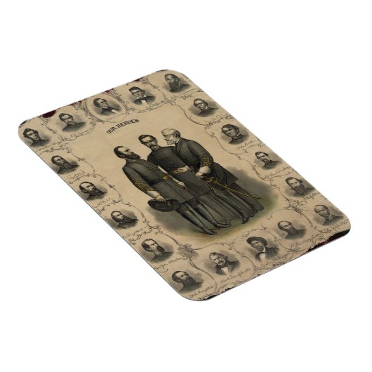 Heroes van de burgeroorlog magneet (Rechterzijde)