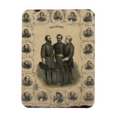Heroes van de burgeroorlog magneet (Verticaal)