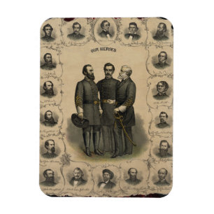 Heroes van de burgeroorlog magneet