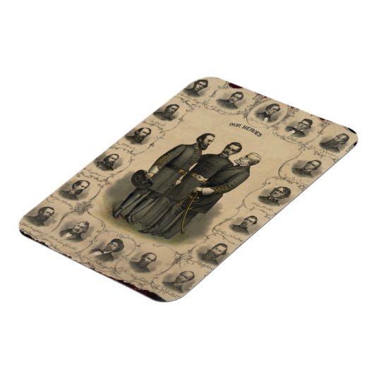 Heroes van de burgeroorlog magneet (Linkerzijde)