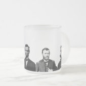 Heroes van de burgeroorlog matglas koffiemok (Voorkant rechts)