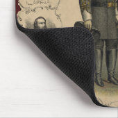 Heroes van de burgeroorlog muismat (Hoek)