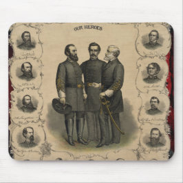 Heroes van de burgeroorlog muismat