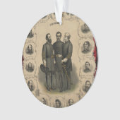 Heroes van de burgeroorlog ornament (voorkant)
