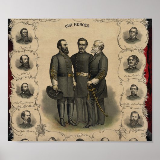 Heroes van de burgeroorlog poster (Voorkant)