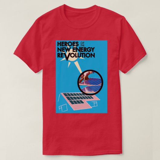 Heroes van de Nieuwe Energierevolutie T-shirt (Design voorkant)