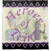 Heroes van Trino (ft. Cyankazu & Magus) Douchegordijn (Voorkant)