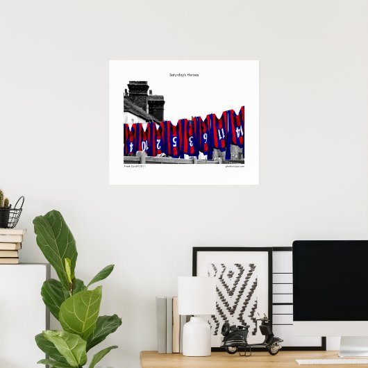 Heroes van zaterdag poster (Thuiskantoor)