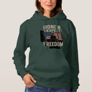 Heroes Veteran Day Patriottisch Ontwerp Hoodie