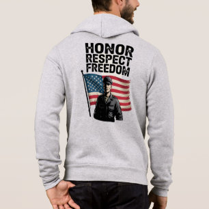Heroes Veteran Day Patriottisch Ontwerp Hoodie