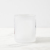 Heroes Veteran Day Patriottisch Ontwerp Matglas Koffiemok (Center)