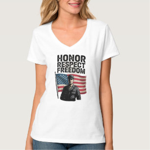 Heroes Veteran Day Patriottisch Ontwerp T-shirt
