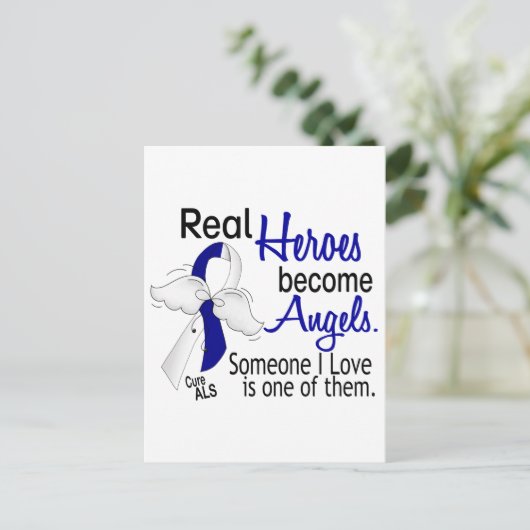 Heroes wordt Angels ALS Briefkaart (Staand voorkant)