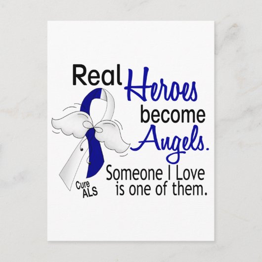 Heroes wordt Angels ALS Briefkaart (Voorkant)