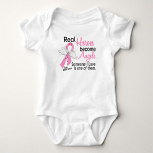Heroes wordt Angels Breast Cancer Romper