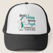 Heroes wordt Angels Cervical Cancer Trucker Pet (Voorkant)