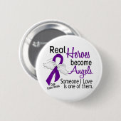 Heroes wordt Angels Cystic Fibrosis Ronde Button 5,7 Cm (Voorkant /achterkant)