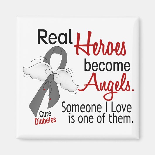 Heroes wordt Angels Diabetes Magneet (Voorkant)