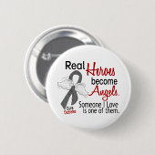 Heroes wordt Angels Diabetes Ronde Button 5,7 Cm (Voorkant /achterkant)