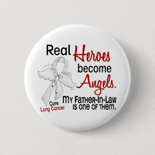 Heroes wordt Angels Father-in-Law Lung Cancer Ronde Button 5,7 Cm