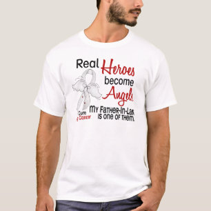 Heroes wordt Angels Father-in-Law Lung Cancer T-shirt