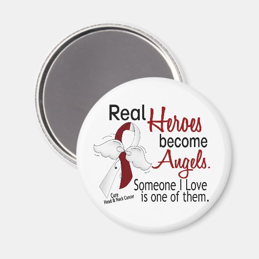Heroes wordt engelhoofd en nekkanker magneet (Voorkant / Achterkant)