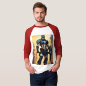 Heroic Captain America T-shirt (Voorkant volledig)