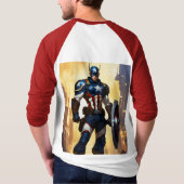 Heroic Captain America T-shirt (Achterkant)