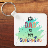 Heroic Dad Vibes Sleutelhanger (Voorkant)