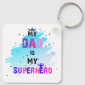 Heroic Dad Vibes Sleutelhanger (Achterkant)