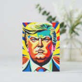 Heroic Donald Trump Patriottisch President Briefkaart (Staand voorkant)