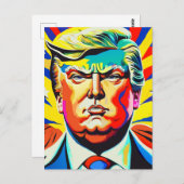 Heroic Donald Trump Patriottisch President Briefkaart (Voorkant / Achterkant)