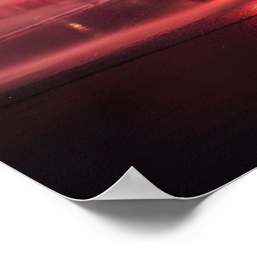 Heroic Firefighter Rescue Scene Poster (Hoek)