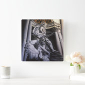 Heroic Greek / Roman Scene Vierkante Klok (Huis)