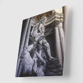 Heroic Greek / Roman Scene Vierkante Klok (Hoek)
