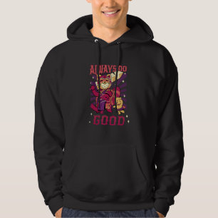 Heroic medieval Warrior Racoon in Heavy Armor Dung Hoodie