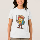 Heroic Pizza Warrior T-shirt (Voorkant)