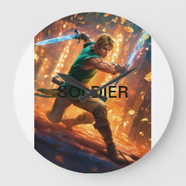 Heroic Soldier Art klok