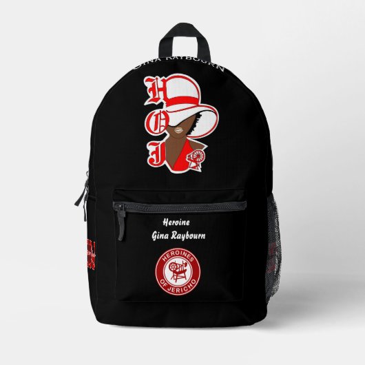 Heroine van Jericho HOJ Rugzak Gepersonaliseerd (Voorkant)