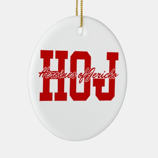 Heroines van Jericho (HOJ) Keramisch Ornament (Rechts)
