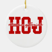 Heroines van Jericho (HOJ) Keramisch Ornament (Achterkant)