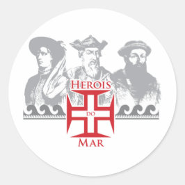 Herois do mar ronde sticker