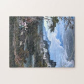 Heroïsch landschap met regenboog legpuzzel (Horizontaal)