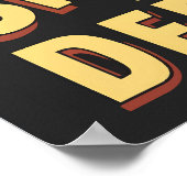 Heroïsche Alligator Comic Style Bayou Defender Poster (Hoek)