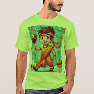 "Heroïsche Chhota Bheem Cartoon T-shirt voor kinde