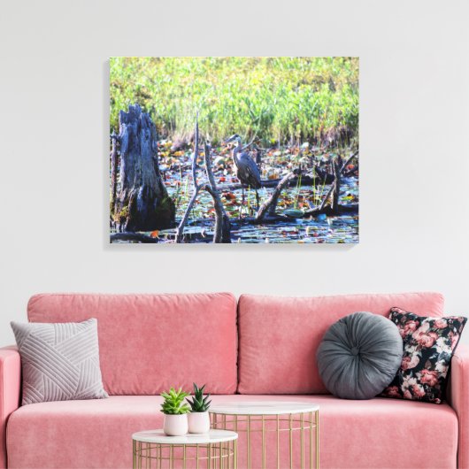 Heron 6467 canvas afdruk (Insitu (Woonkamer))