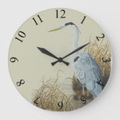 Heron aan de rand van Marsh Grote Klok (Voorkant)